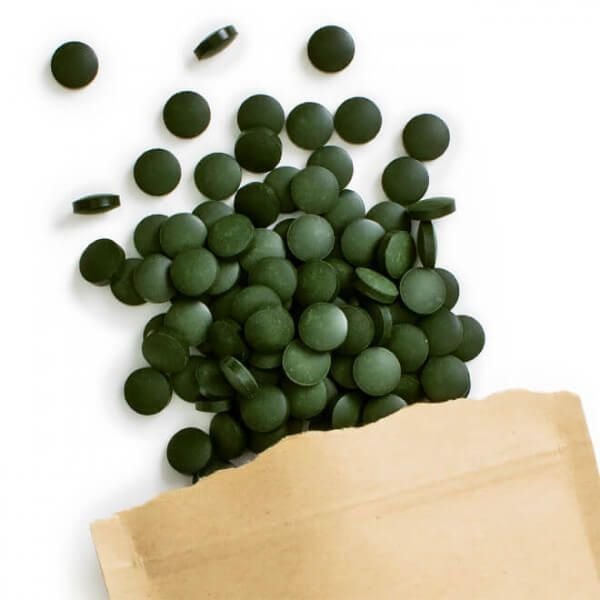 Spirulina capsules